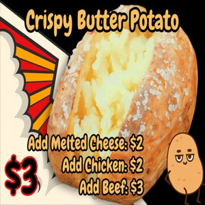 Crispy butter Potato