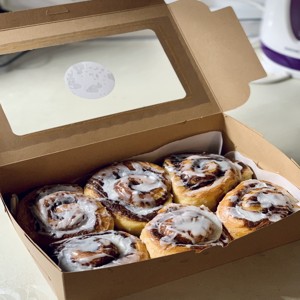 Fluffy cinnamon buns