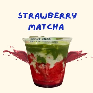 strawberry matcha